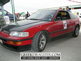 ΠΑΠΑΔΟΠΟΥΛΟΥ ΕΛΕΝΗ - HONDA CRX © greekdragster.com - The Greek Dragster Site